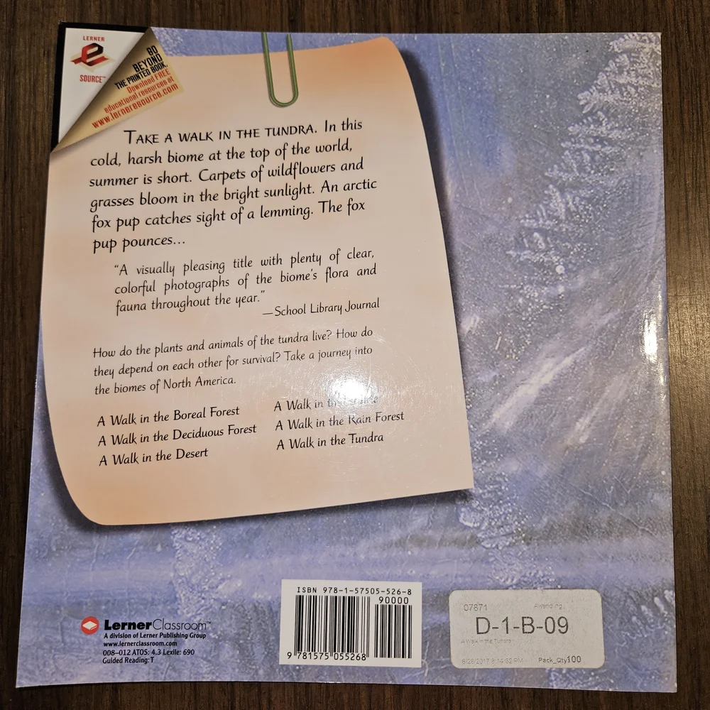Biomes of North America Kids Book Collection Homeschool